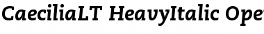 Download PMN Caecilia LT 86 Heavy Italic Font Title Preview