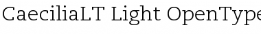 Download PMN Caecilia LT 45 Light Font Title Preview