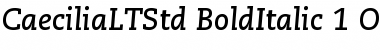Download Caecilia LT Std 76 Bold Italic Font