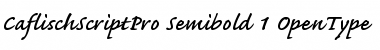 Download Caflisch Script Pro Semibold Font