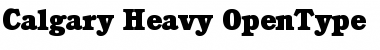 Download Calgary-Heavy Regular Font