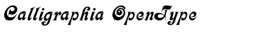 Download Calligraphia Regular Font Title Preview