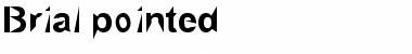 Download Brial pointed Font Title Preview