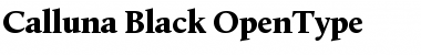 Download Calluna Blck Regular Font