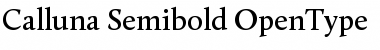 Download Calluna SmBd Regular Font