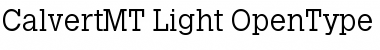 Download Calvert MT Light Font