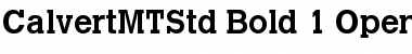 Download Calvert MT Std Bold Font Title Preview