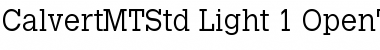 Download Calvert MT Std Light Font Title Preview