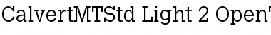 Download Calvert MT Std Light Font Title Preview