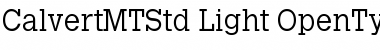 Download Calvert MT Std Light Font Title Preview
