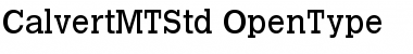 Download Calvert MT Std Regular Font Title Preview