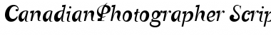 Download CanadianPhotographer Script Font Title Preview