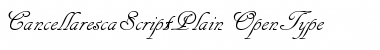 Download Cancellaresca Script Plain Font Title Preview