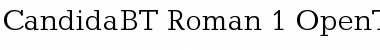 Download Candida Regular Font Title Preview