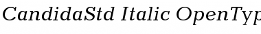 Download Candida Std Italic Font Title Preview