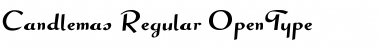Download Candlemas Regular Font Title Preview