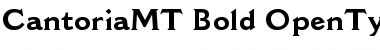 Download Cantoria MT Bold Font Title Preview