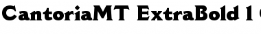 Download Cantoria MT Extra Bold Font Title Preview