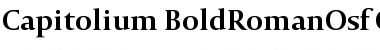 Download Capitolium BoldRomanOsf Font Title Preview