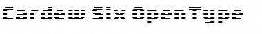 Download Cardew Six Regular Font Title Preview
