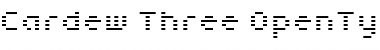 Download Cardew Three Regular Font Title Preview