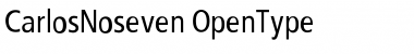 Download CarlosNoseven Regular Font Title Preview