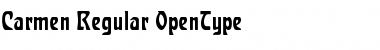 Download Carmen Regular Font Title Preview