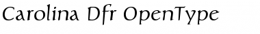 Download Carolina Dfr Font Title Preview