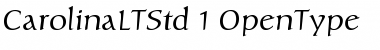 Download Carolina LT Std Roman Font Title Preview