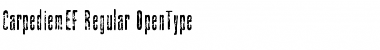 Download CarpediemEF Regular Font Title Preview