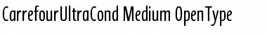 Download CarrefourUltraCond Medium Font Title Preview