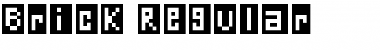 Download Brick Regular Font Title Preview