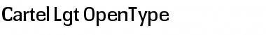 Download Cartel-Lgt Regular Font Title Preview
