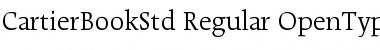 Download Cartier Book Std Regular Font Title Preview