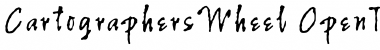 Download CartographersWheel Regular Font Title Preview