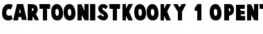 Download Cartoonist Kooky Font Title Preview