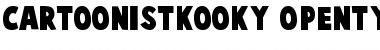 Download Cartoonist Kooky Font Title Preview