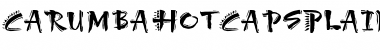 Download Carumba Hot Caps Plain Font Title Preview