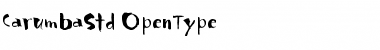 Download Carumba Std Regular Font Title Preview