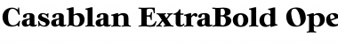 Download Casablan ExtraBold Font Title Preview
