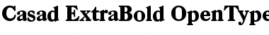 Download Casad-ExtraBold Regular Font Title Preview