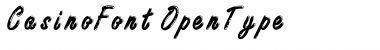 Download Casino Font Font Title Preview