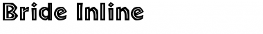 Download Bride Inline Regular Font Title Preview
