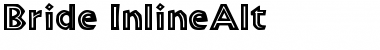 Download Bride InlineAlt Regular Font Title Preview