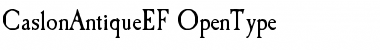 Download CaslonAntiqueEF Regular Font Title Preview