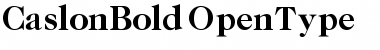 Download Caslon Bold Font