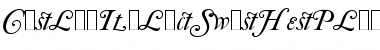Download Caslon Italic Swashes Regular Font Title Preview