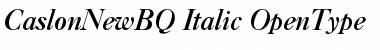 Download New Caslon BQ Regular Font Title Preview