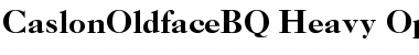 Download Caslon Old Face BQ Regular Font Title Preview