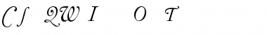Download CaslonQW-Italic Regular Font Title Preview